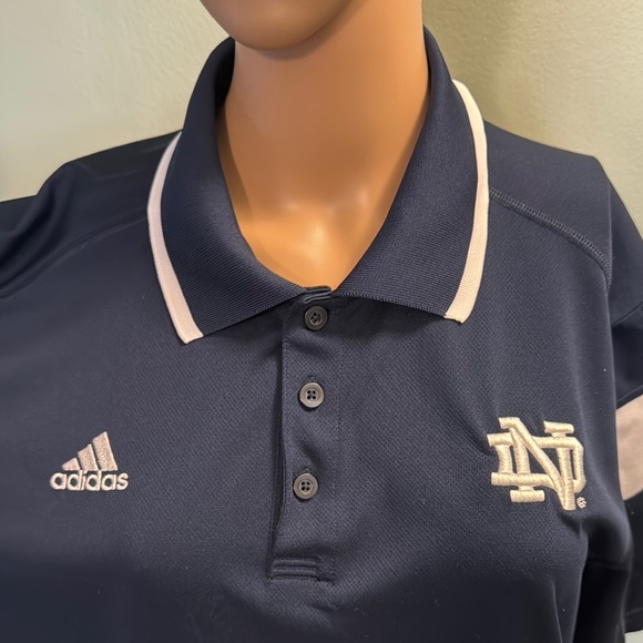 Adidas Navy Polo Shirt with Logo - Picture 5 of 5